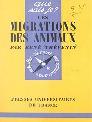 cover image of Les migrations des animaux